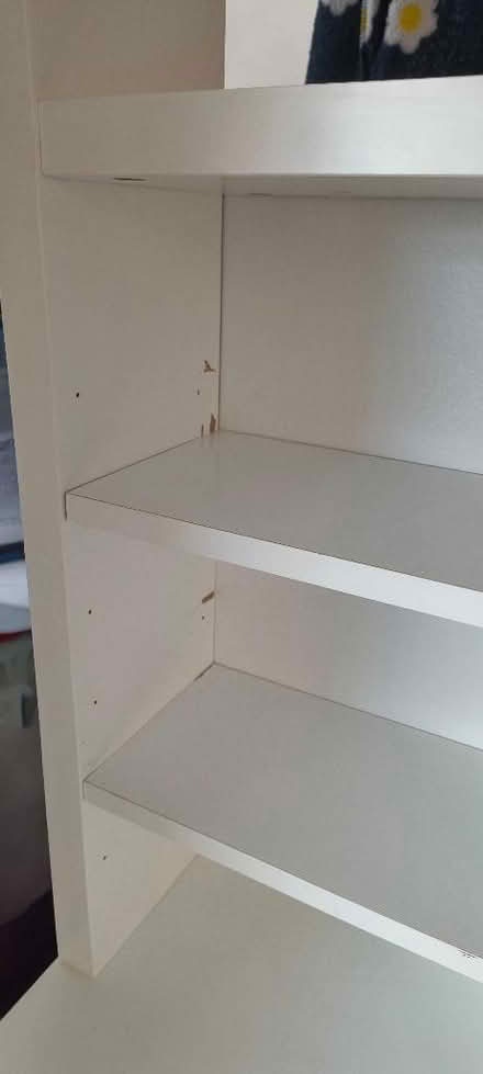 Photo of free Desk with cupboard, drawers & shelves (Malvern Link WR14) #2