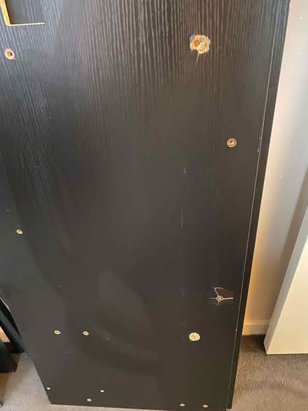 Photo of free Black L Shaped Desk (ME10) #3