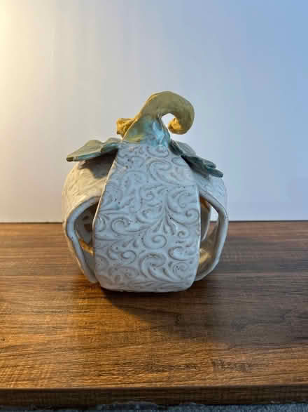 Photo of free Handmade ceramic pumpkin (Owings Mills,MD) #2
