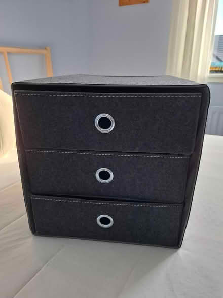 Photo of free IKEA three drawer fabric unit (Blairgowrie PH10) #1