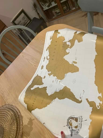 Photo of free World map- scratchable countries (West Ealing) #4