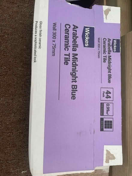 Photo of free Arabella midnight blue tiles (Woolwich SE18) #2