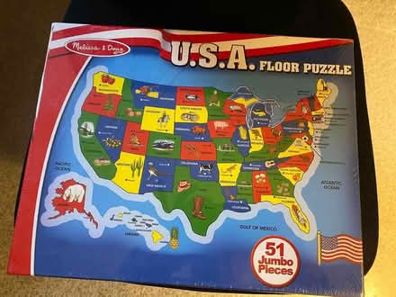Photo of free USA Floor Puzzle (East side of Columbia) #1