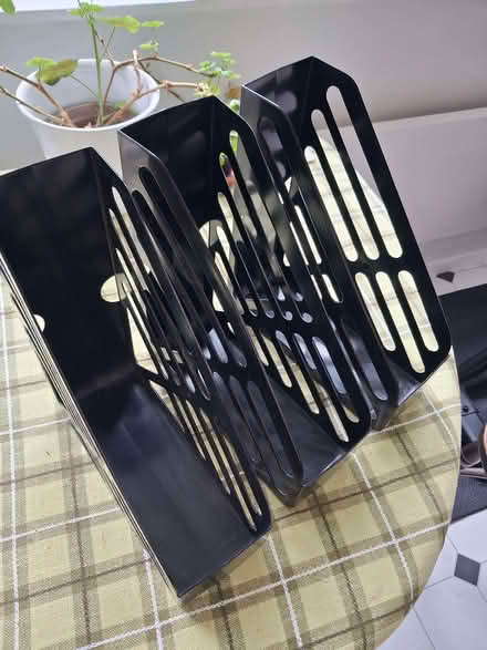 Photo of free 3 plastic magazine holders (Cogges OX28) #1