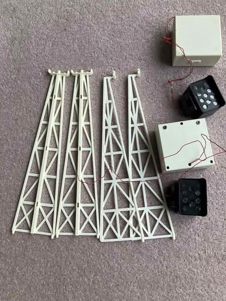 Photo of free Subbuteo table football floodlights (Billericay central) #2