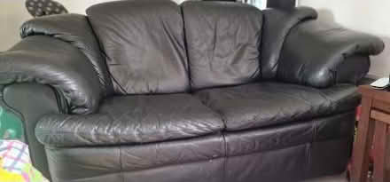 Photo of free 2 Seater Leather Sofa (Abbeymead GL4) #1