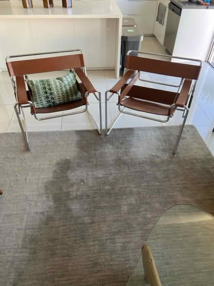 Photo of free 2 MCM. Leather/Metal Chairs (Gene Audrey Section) #1