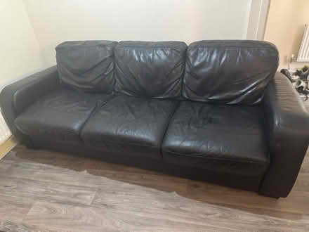 Photo of free 3 seater leather sofa (St Ann’s NG3) #1