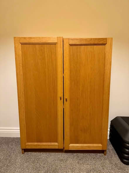 Photo of free IKEA Billy bookcase with doors (Barnston) #1