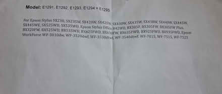 Photo of free Epson Printer ink #2 (BD8) #1