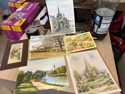 Photo of free a selection of old water colour paintings featuring leighton (Leighton Buzzard LU7) #1