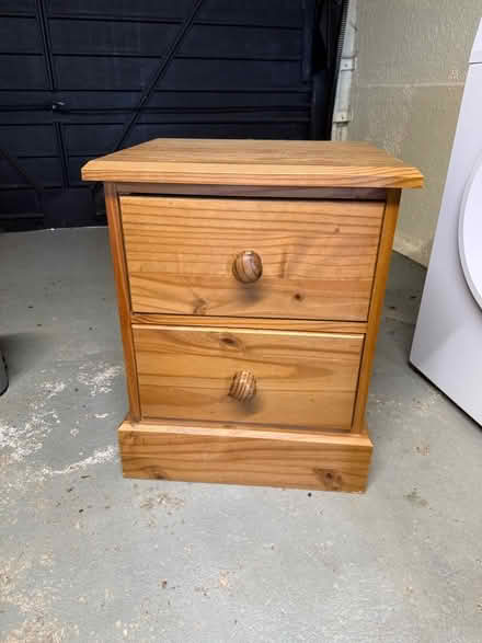Photo of free 2 Drawer bedside unit (Nafferton YO25) #1