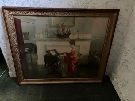 Photo of free Framed vintage print (NE side of Lombard) #1