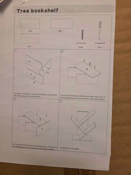 Photo of free Tree Bookshelf (Uphams Corner dorchester) #1