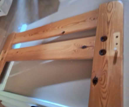 Photo of free Pine wooden single size bed frame (Low Beechburn DL15) #1