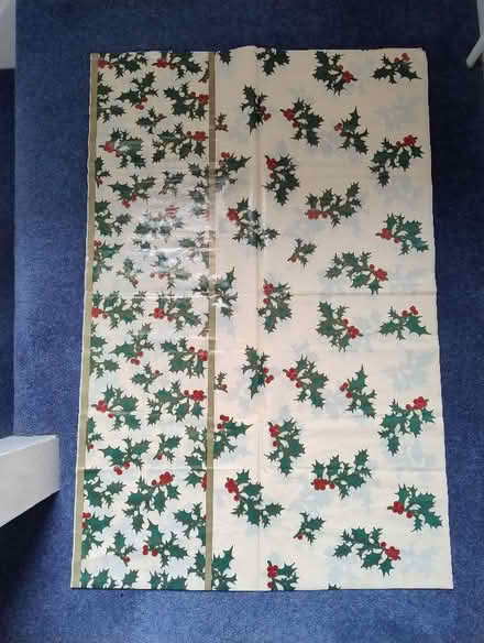 Photo of free Plastic Christmas table cloth (Cheadle Hulme SK8) #1