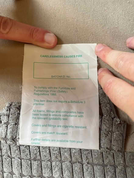 Photo of free Sofa (Hove BN3) #3