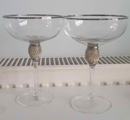 Photo of free Silver Champagne Glasses (Glascote B77) #1
