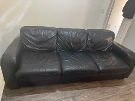 Photo of free 3 seater leather sofa (St Ann’s NG3) #2