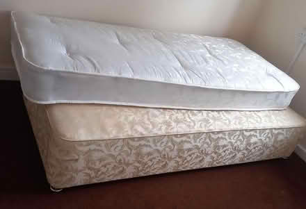 Photo of single wooden bed (Bexhill-on-Sea) #1