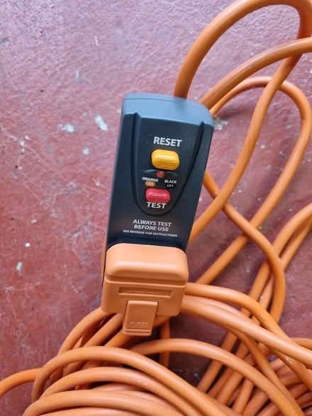 Photo of free Outdoor extension lead and RCD (Near Lowther Gardens FY8) #1