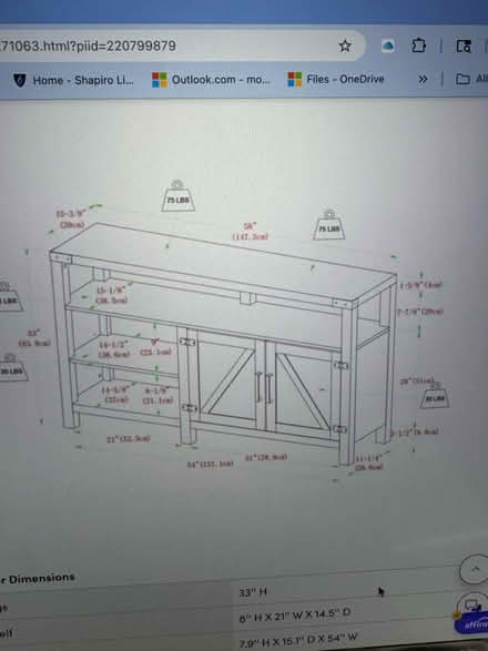 Photo of free Tv stand (Greenwich) #2