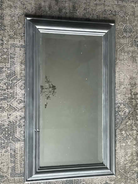 Photo of free Silver colour framed mirror (Woolwich SE18) #1
