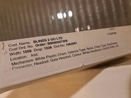 Photo of free 2x window blinds (Heeley Green S14) #4