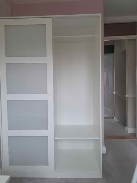 Photo of free White Ikea wardrobe (Firhouse) #3