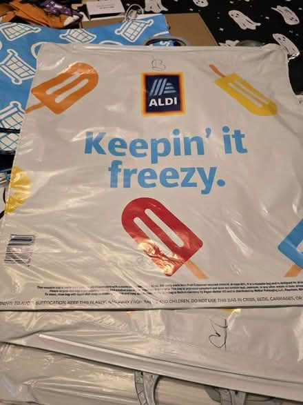 Photo of free 7 Large Plastic Grocery Bags (Arlington MA) #1