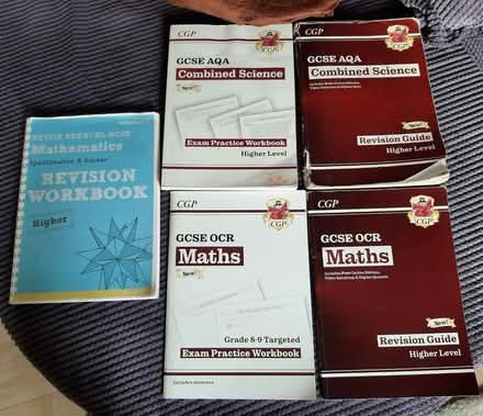 Photo of free GCSE Maths & Science revision books (Carlton) #1
