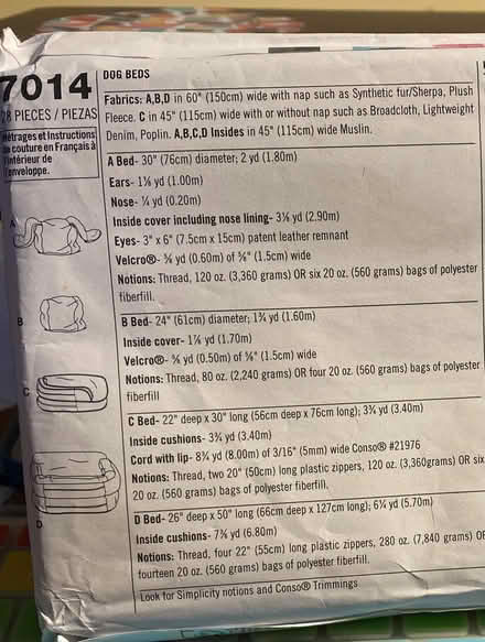 Photo of free Pattern for Dog Bed (East side of Columbia) #2