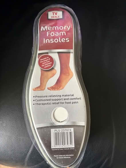Photo of free Memory Foam Insoles (Westbury BA13) #1