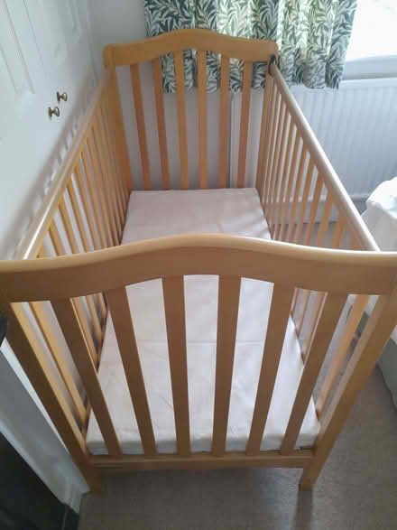 Photo of free Mamas & Papas drop side cot (GU12) #1