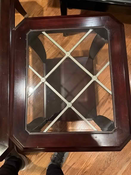 Photo of free Set Wood/Glass Coffee & End Tables (Souderton) #2
