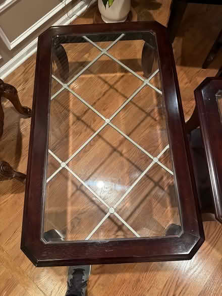 Photo of free Set Wood/Glass Coffee & End Tables (Souderton) #3