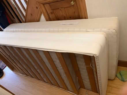 Photo of free IKEA Sultan bed base & mattress (London Finchley N12) #1