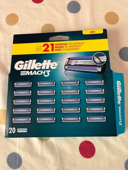 Photo of free Gillette Mach3 pack of 20 razor blades unused (AB25) #1