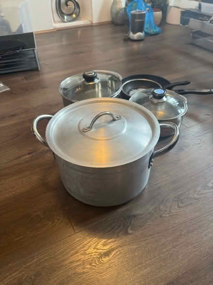 Photo of free Large pots and pans (Harold Hill RM3) #1