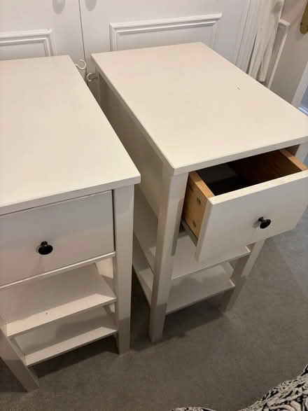 Photo of free Bedside Tables white - set of 2 (Earls Court SW10) #3