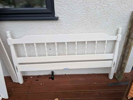 Photo of free Double bed, wooden frame (Greystoke CA11) #1