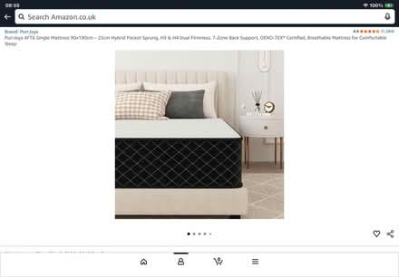 Photo of free Two Never used 3ft single bed mattress with fire labels (Astley Bridge BL1) #1