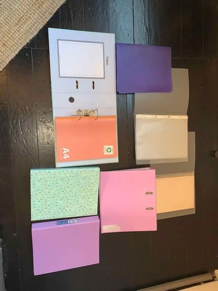 Photo of free Folders, notebooks and plastic wallets (Holt Lane End M35) #1