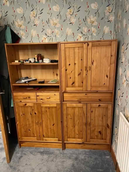Photo of free IKEA Pine Storage Units (Cramlington. NE23) #2