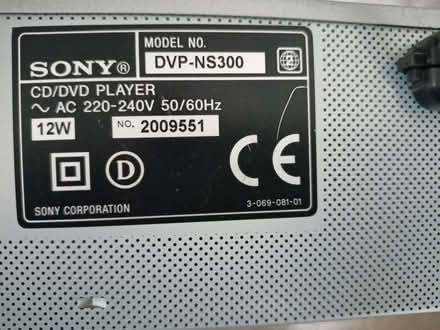 Photo of free Sony CD/DVD player (DVP-NS300) (Chesham HP5) #4