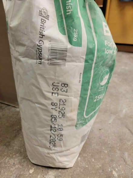 Photo of free Bag of plaster (Kirkby L32) #2