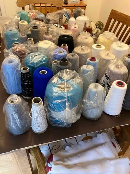 Photo of free Cones of wool for knitting machine. (DA3) #1