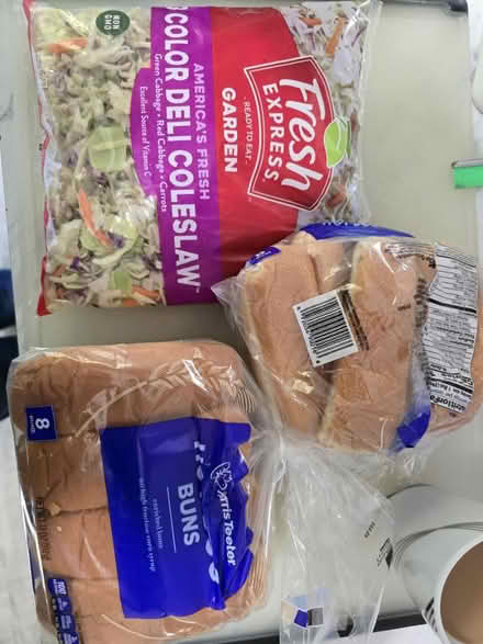 Photo of free Hot dog buns and coleslaw mix (Wards Corner) #1