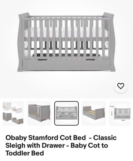 Photo of free Baby cot bed (St Margarets TW1) #3