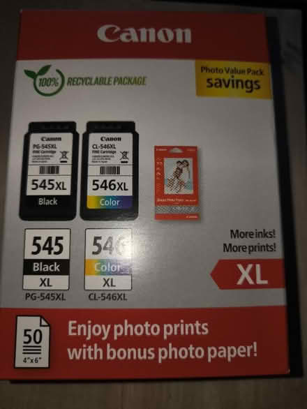 Photo of free Inkjet Cartridges Canon 545XL & 546XL (Kenilworth CV8) #1